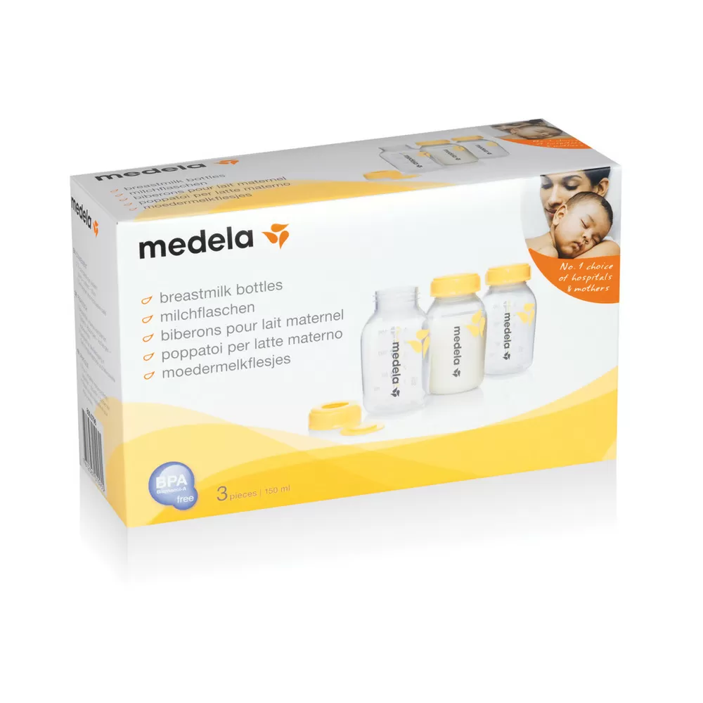 Medela Brystmælksflaske 150 ml 3-pak