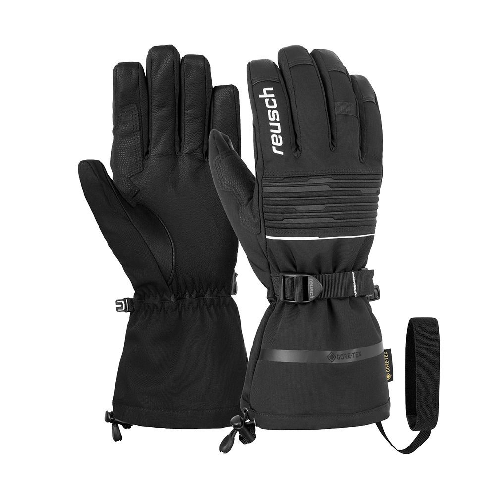 Reusch ISIDRO GTX - Gants ski Homme black/white