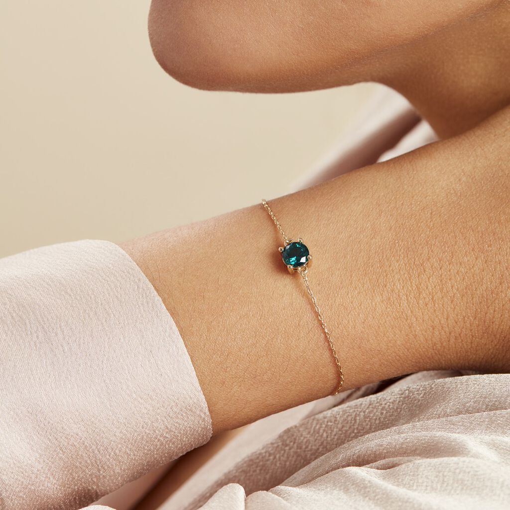 Bracelet Plaqué Or Jaune Nilay Oxyde De Zirconium