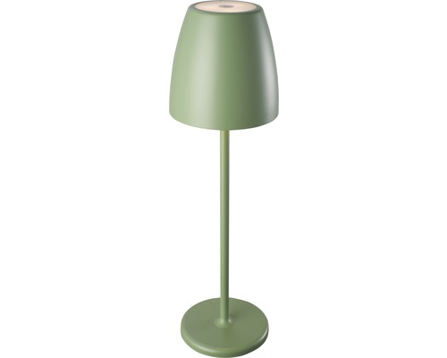 Tafellamp op batterijen IP54 2W 200 lm 2700 KH 38 cm Tavola olijf met USB + touchdimmer