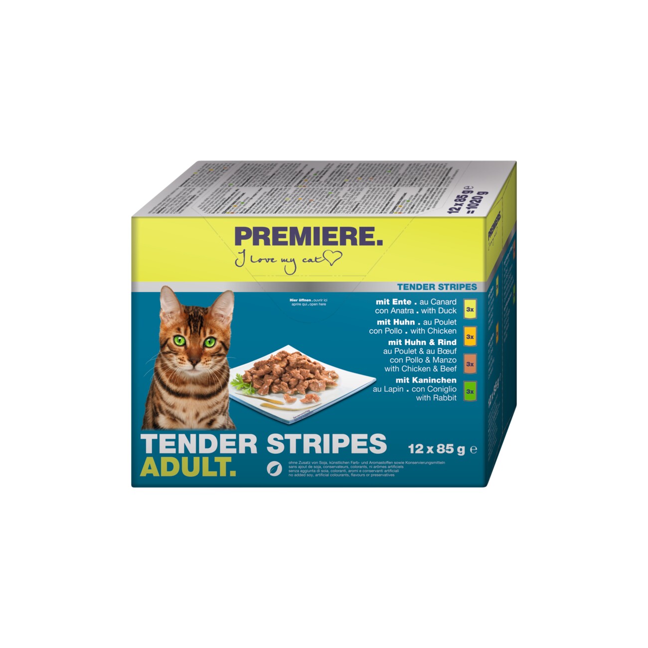 PREMIERE Tender Stripes Adult Multipack 12x85g