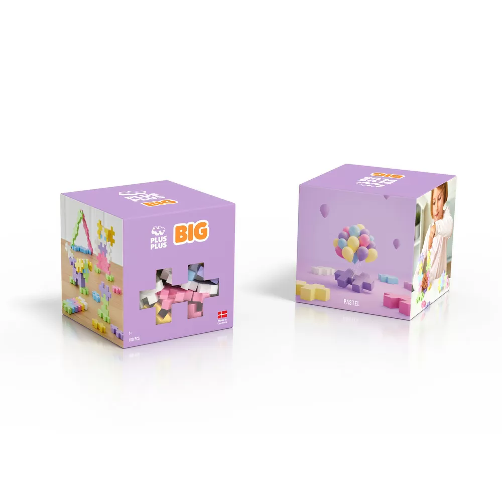 Plus-Plus BIG Pastel Mix - 100 stk.