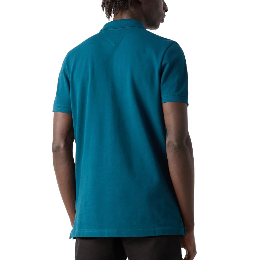 Tommy Hilfiger Polo Bleu Canard Homme Tommy Jeans Placket