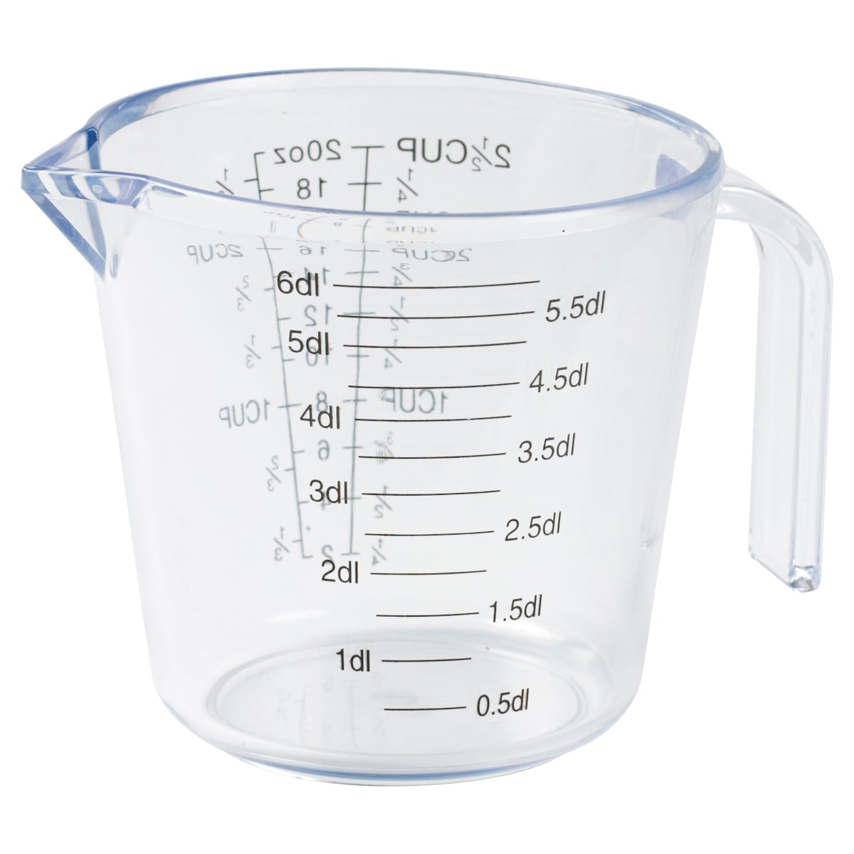 Funktion Measuring cup 600 ml Clear