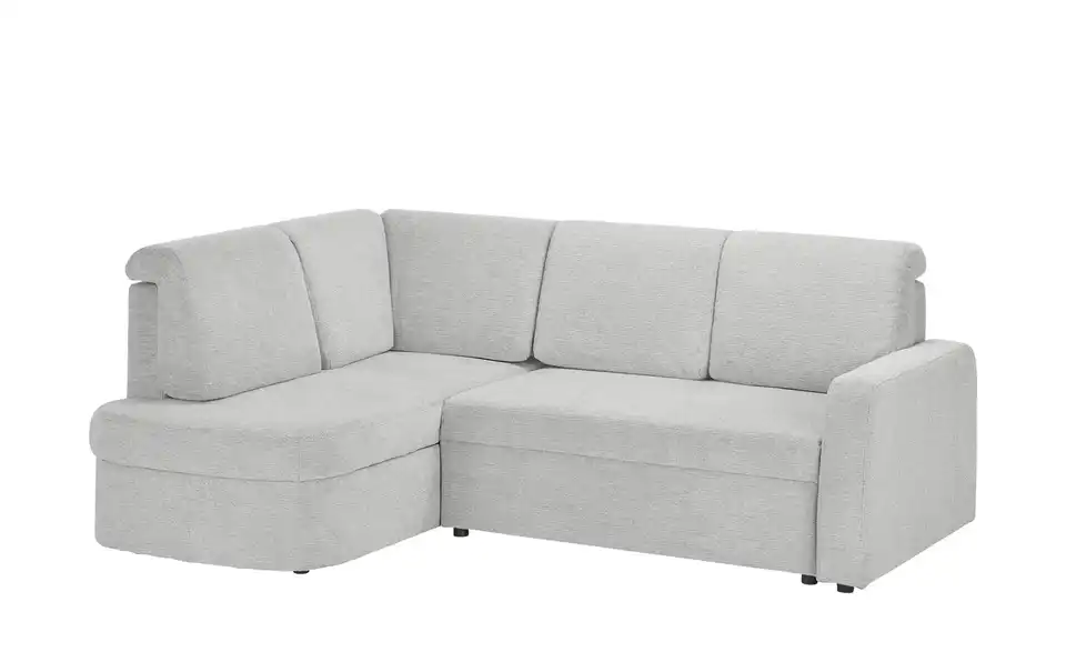Ecksofa Silbergrau links