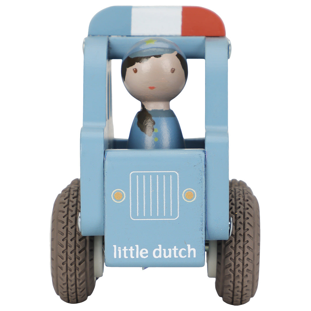 little dutch politiewagen met politieagent