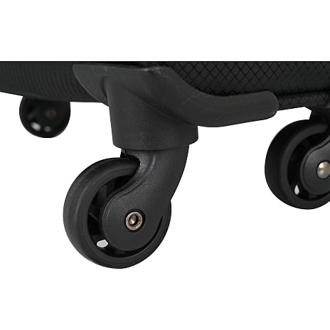 Global lightweight trolley 4 hjul 55 cm - sort