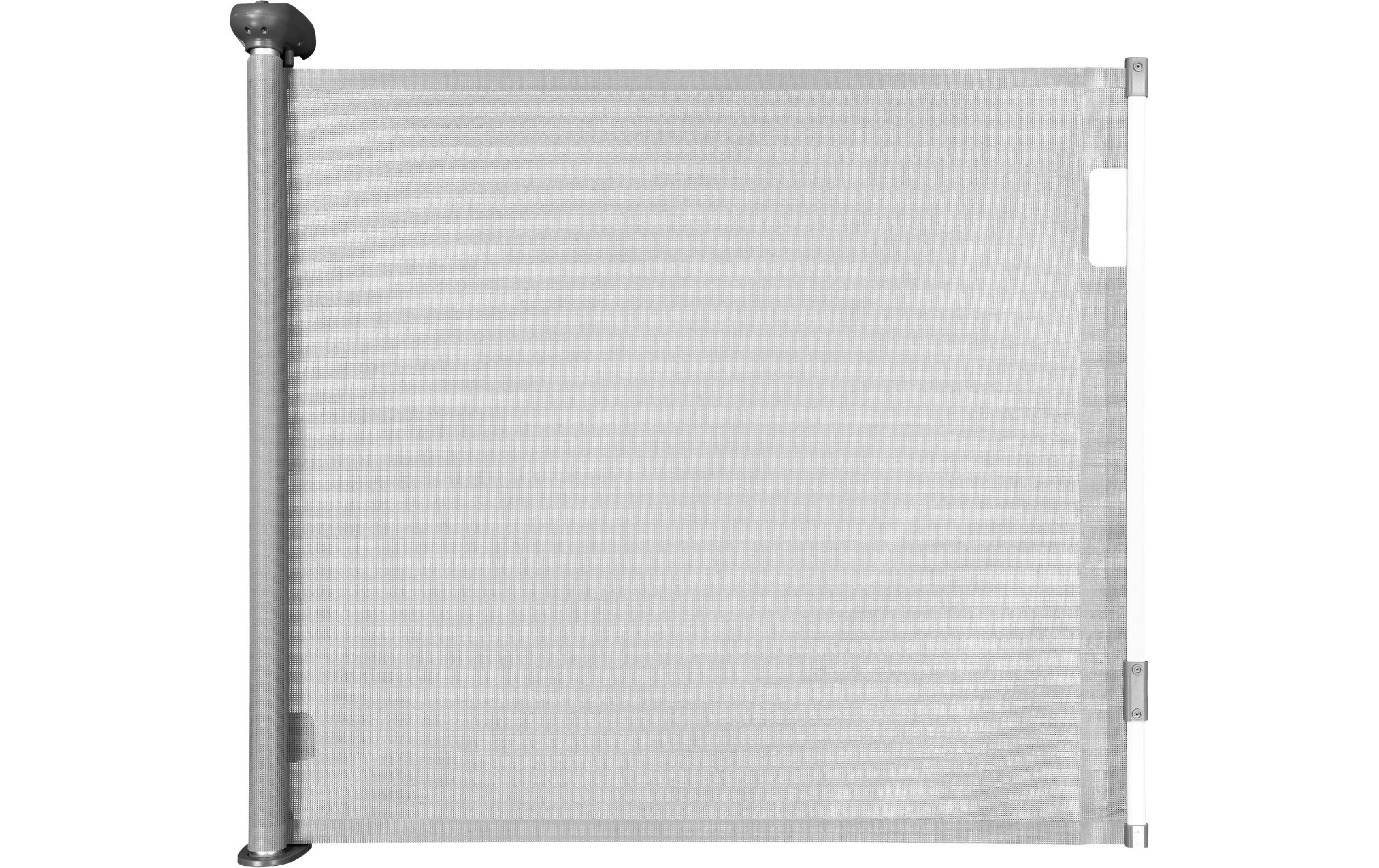 Türschutzgitter Safe & Roll 0 - 140 cmAusziehbares Gitter für Treppen und Türen bis 140 cm mit aufrollbarem Stoff