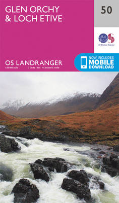 Glen Orchy & Loch Etive - OS Landranger Map 050 (Sheet map, folded)