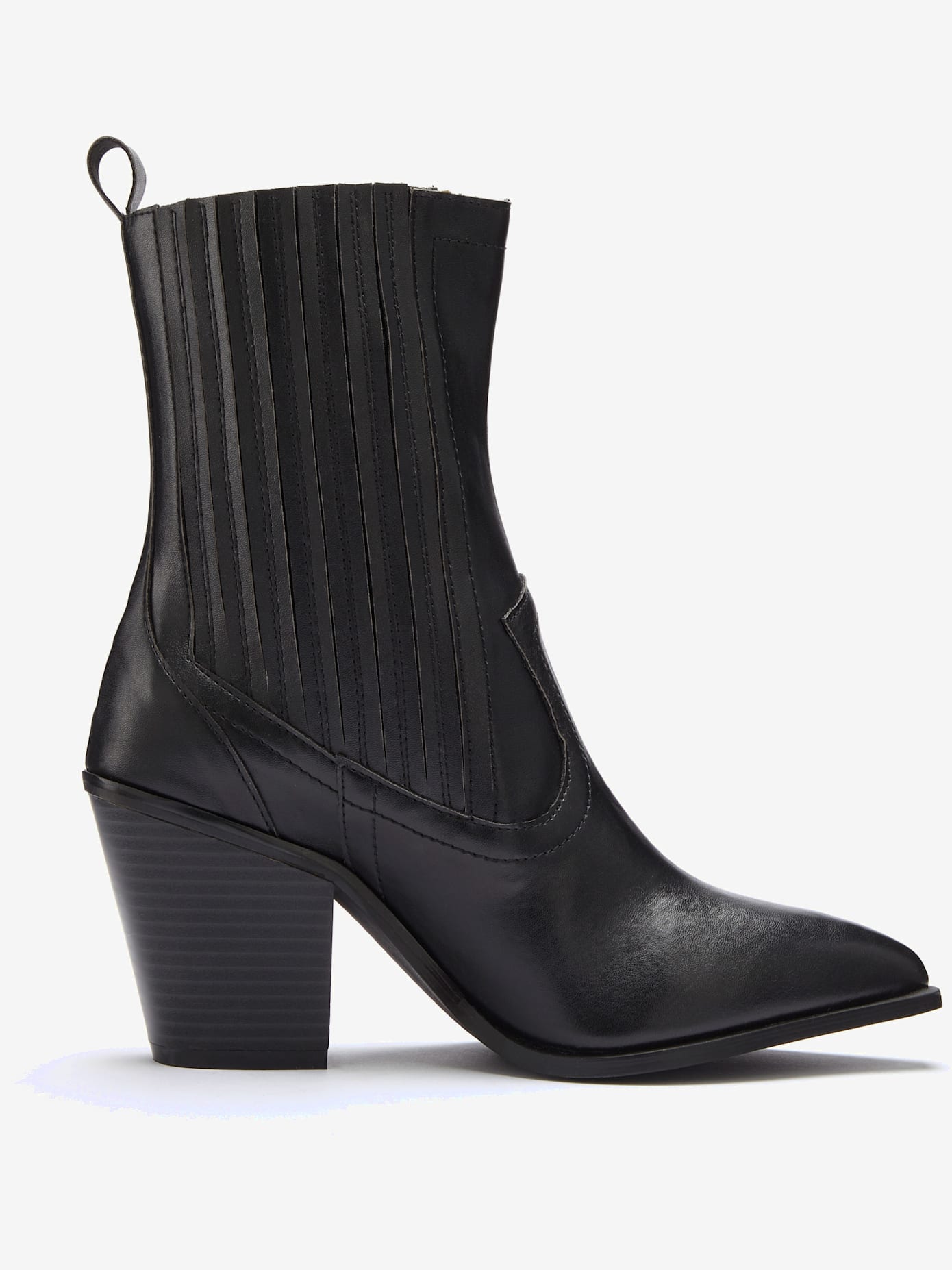 Bottines cowboy look bottes de cowboy tendance avec talon bottier confortable