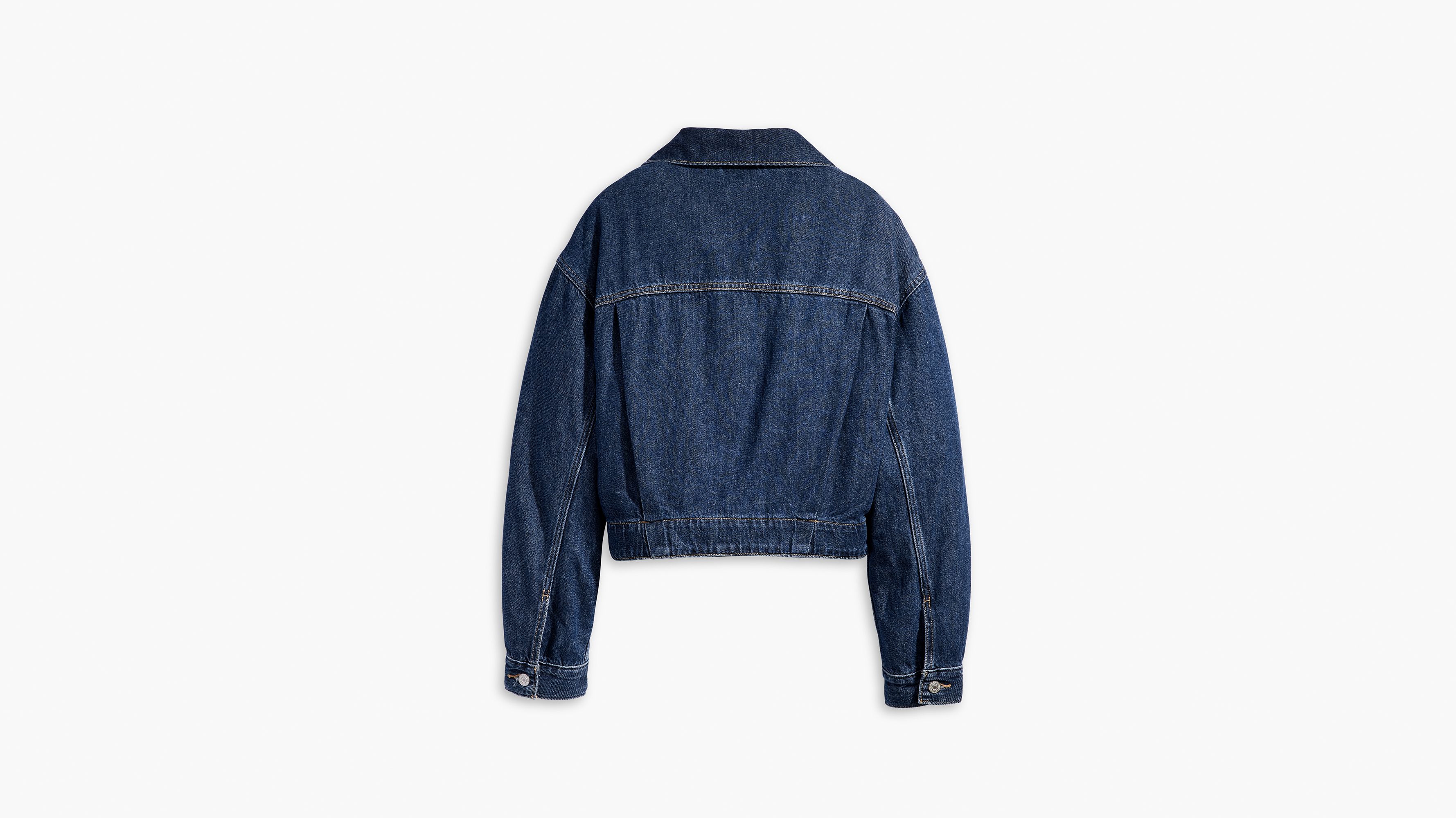 Veste Trucker Lightweight - Paper Map - Bleu