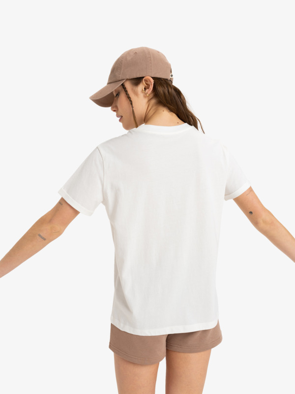 Oceanregular Poster T-shirt à manches courtes Blanc Femme