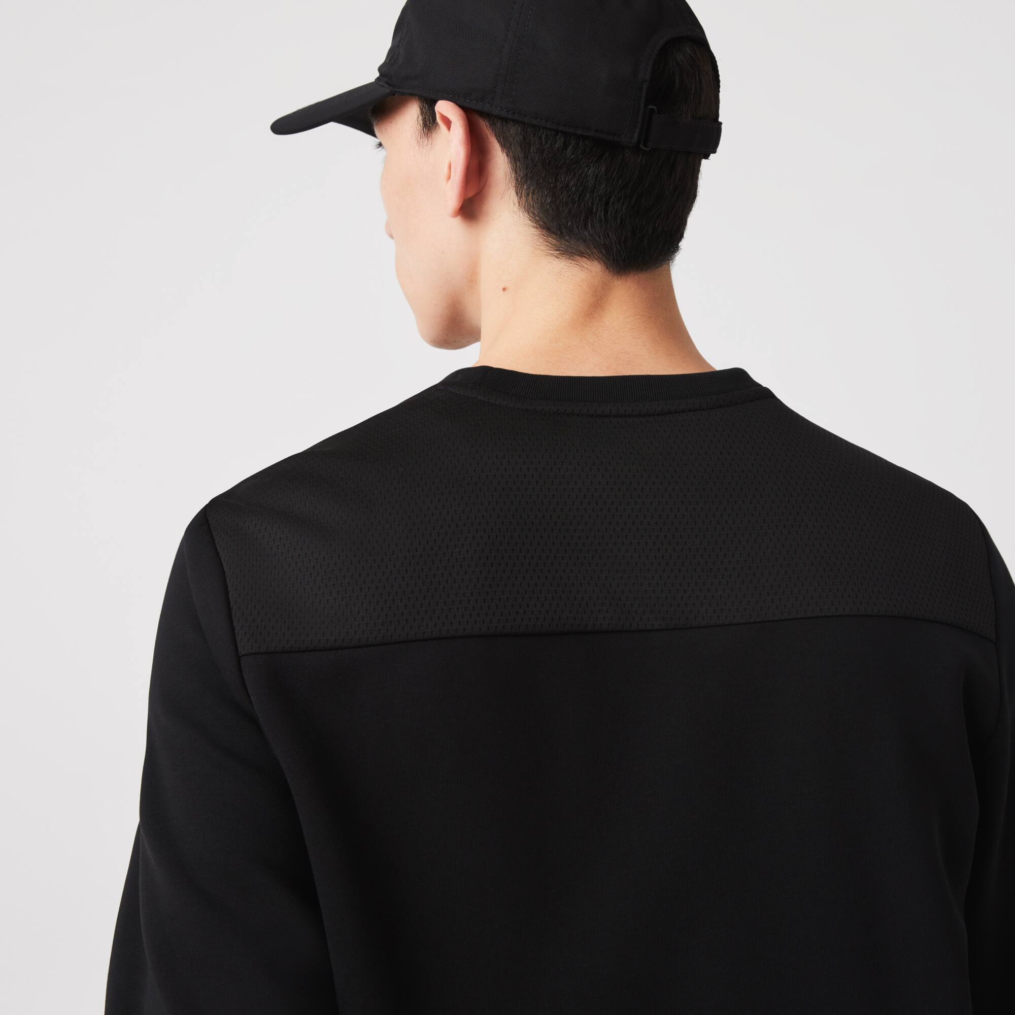 Herren LACOSTE SPORT Sweatshirt mit Mesh-Einsätzen Sweatshirts - Schwarz - Lacoste - Herren