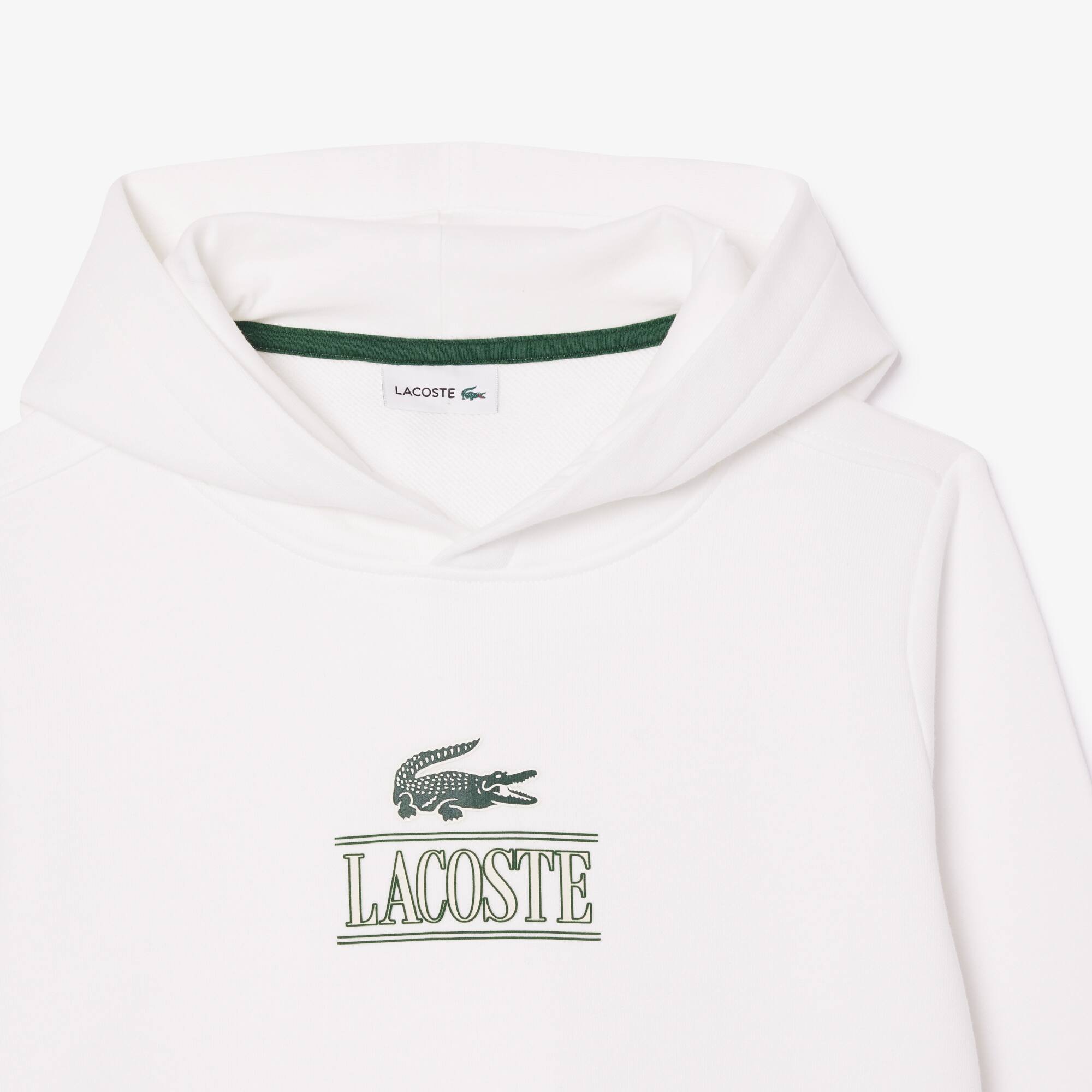 Sweatshirt à capuche en coton Pullovers & Sweatshirts - Blanc - Lacoste - Enfant