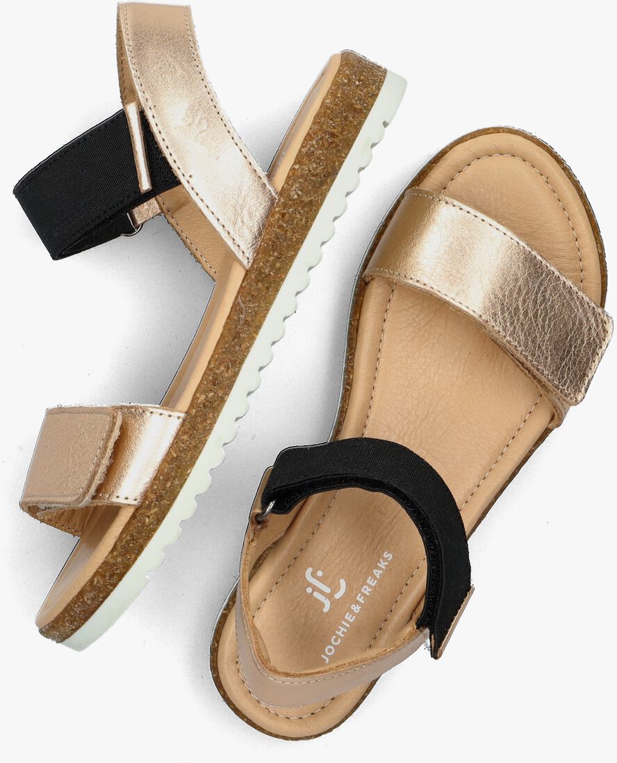 JOCHIE & FREAKS ros&eacute;gouden jochie & freaks sandalen soul