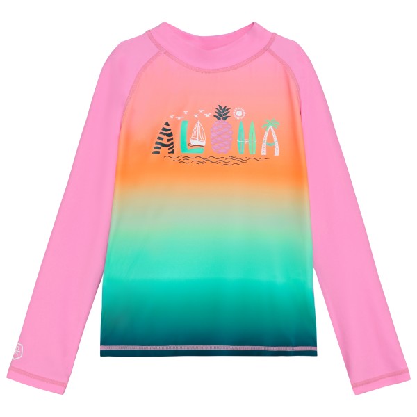 Color Kids - Kid's T-Shirt L/S with Chest Print - Lycra