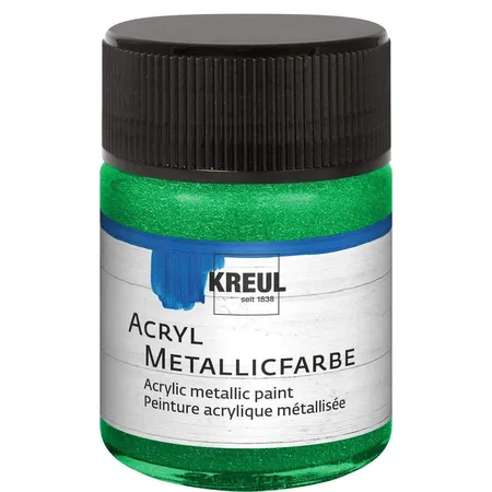 KREUL Acryl Metallicfarbe Grün 50 ml