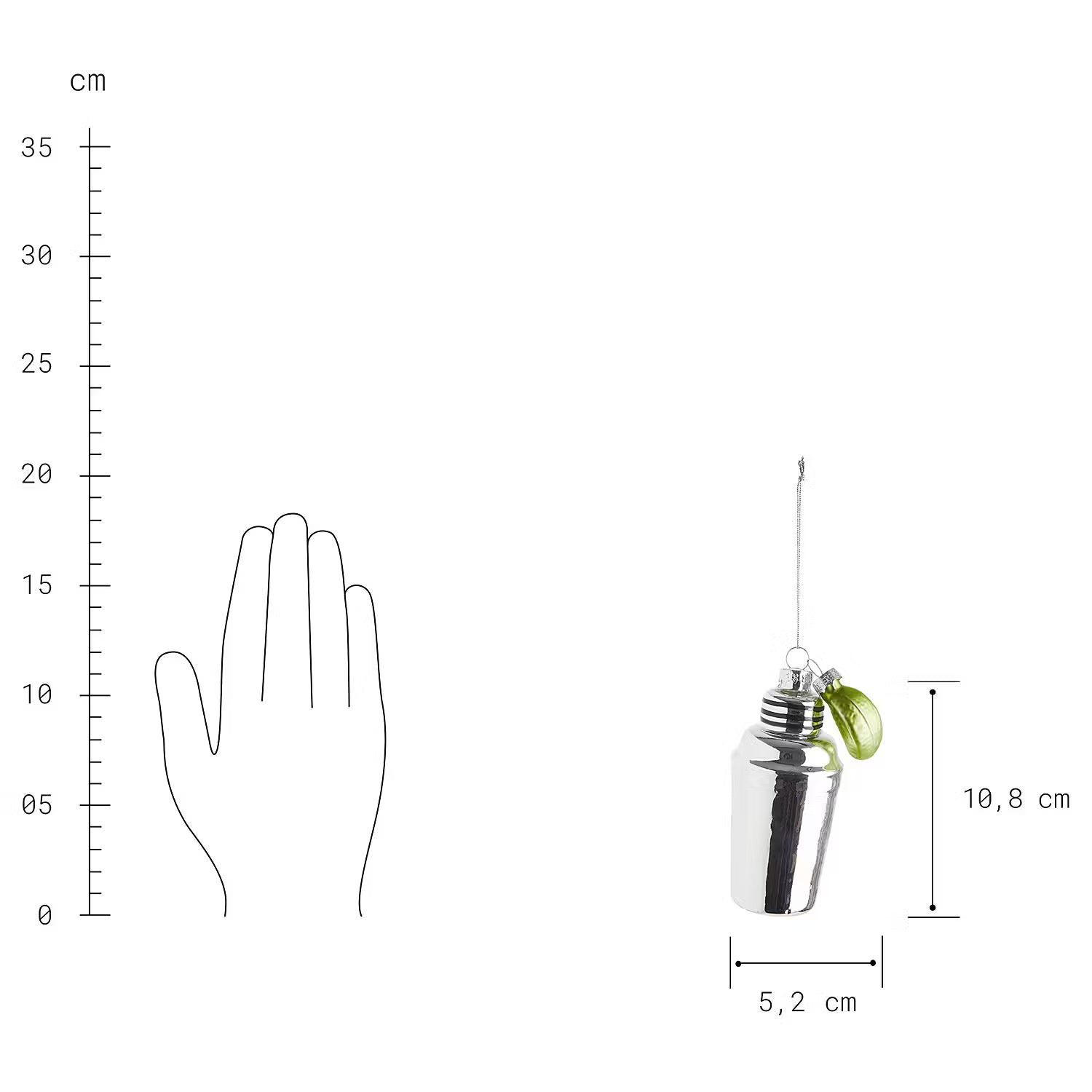 HANG ON Baumanhänger Cocktail Shaker