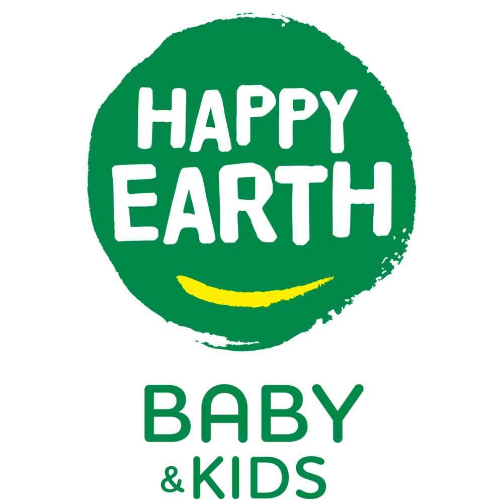 6x Happy Earth Wasgel 100% Natuurlijk Baby & Kids300 ml