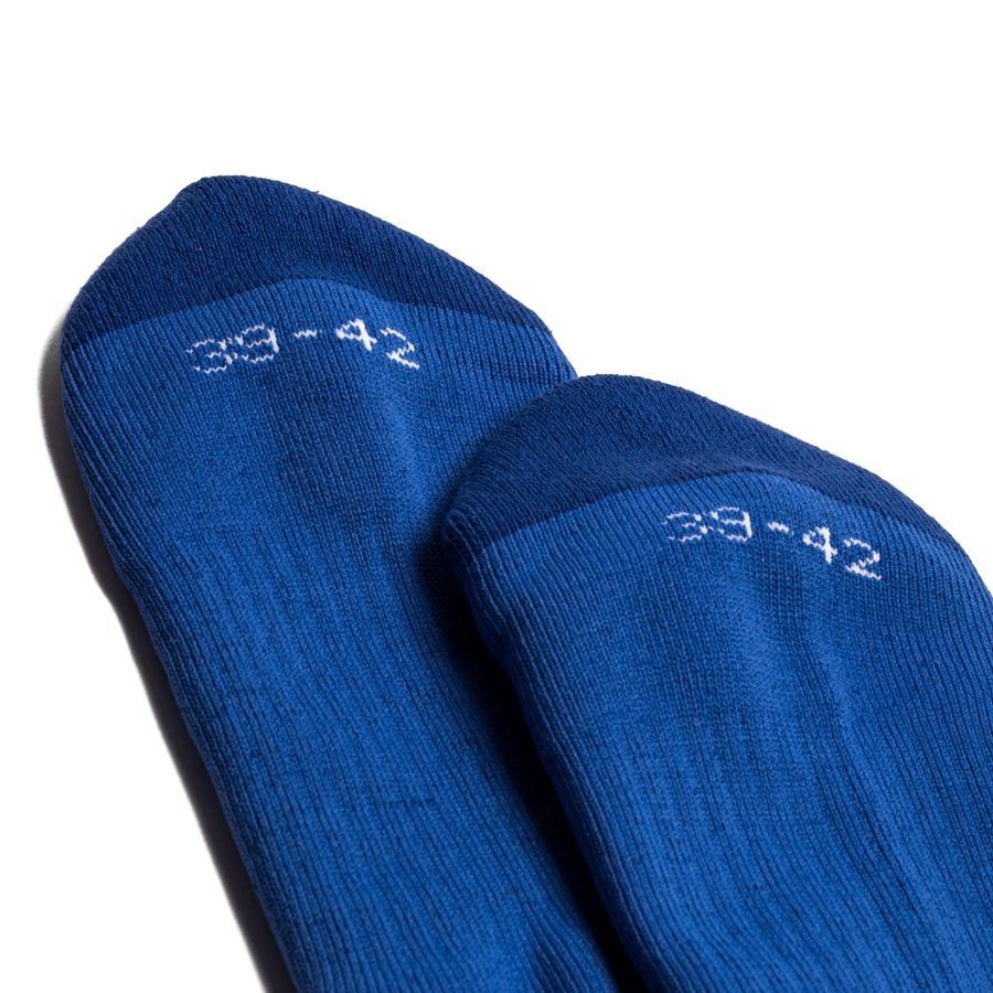 Unisport Chaussettes de Football Knitted Logo - Bleu/Blanc