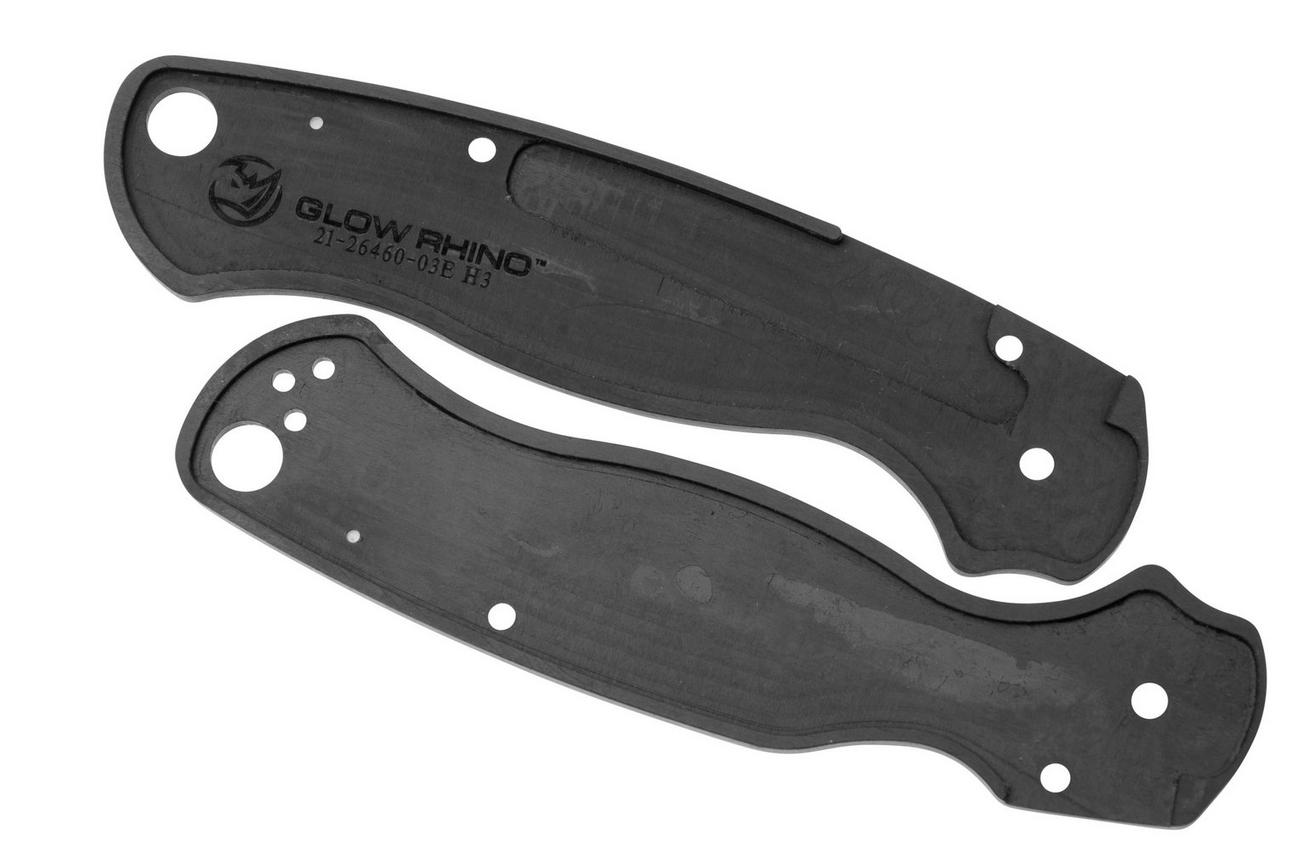 Glow Rhino Spyderco GRC-PARA2-0-CFGCFG Carbon Fiber Scales Paramilitary 2
