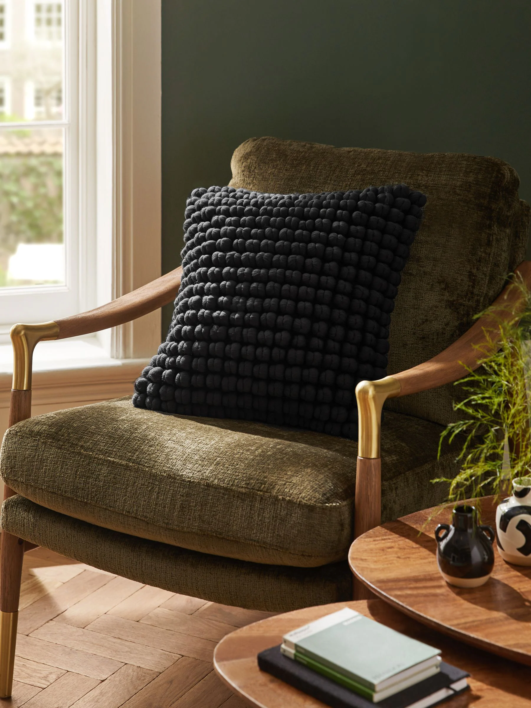 Global Bobble 100% Cotton Cushion