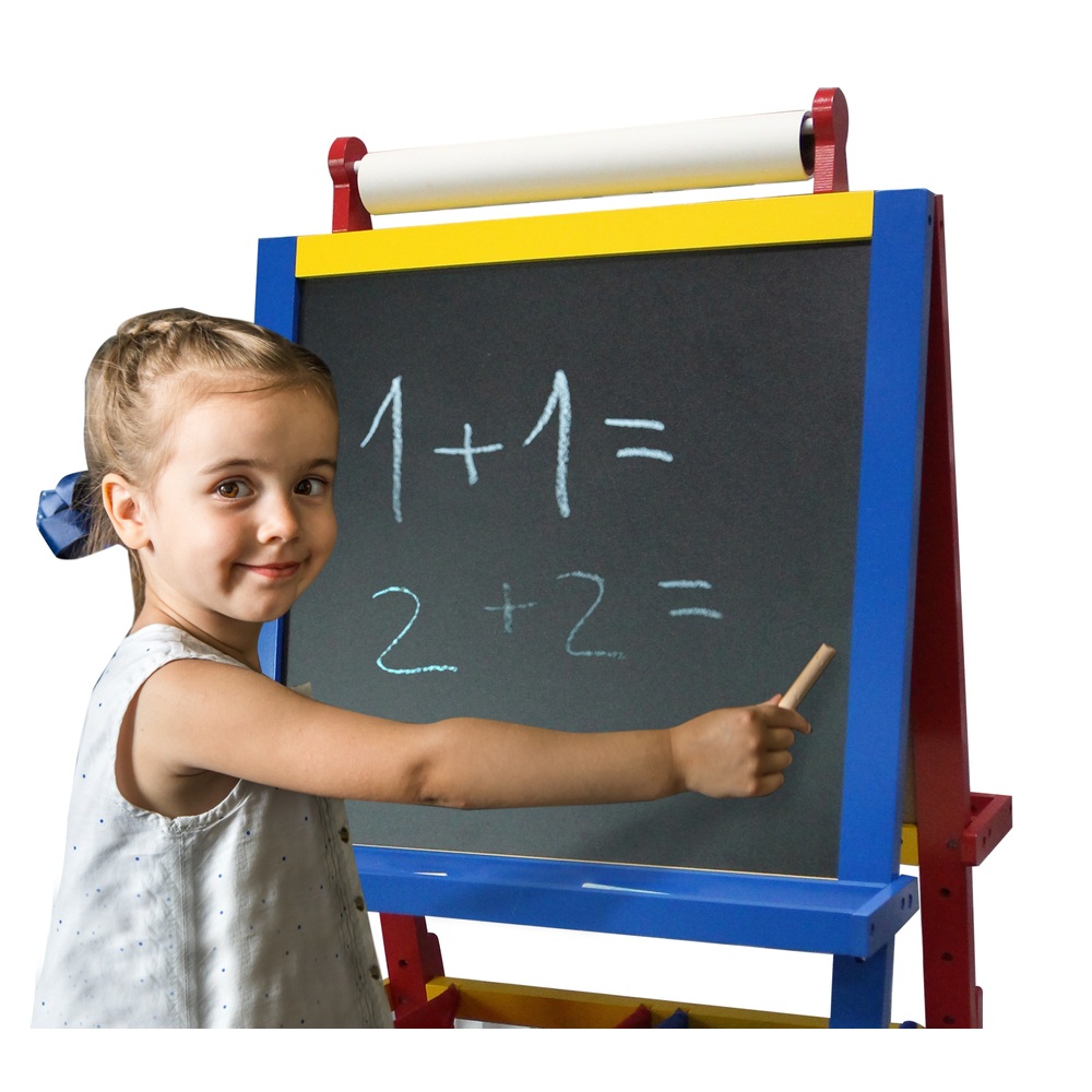 3-in-1-Staffelei aus Holz