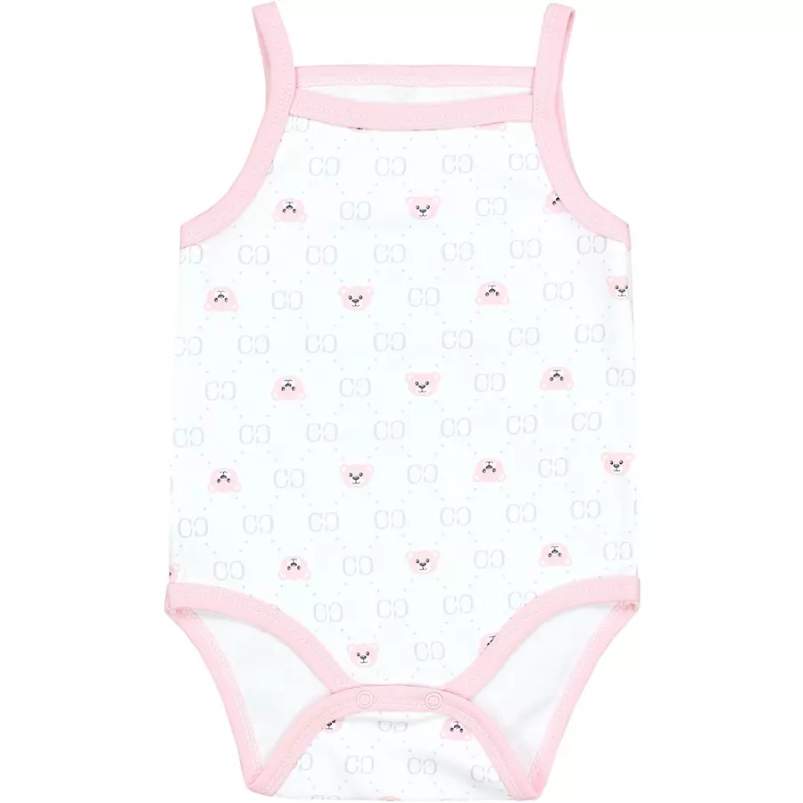 TupTam Mädchen Babybody mit Spagettiträger Sommer 5er Pack rosa Modell 1
