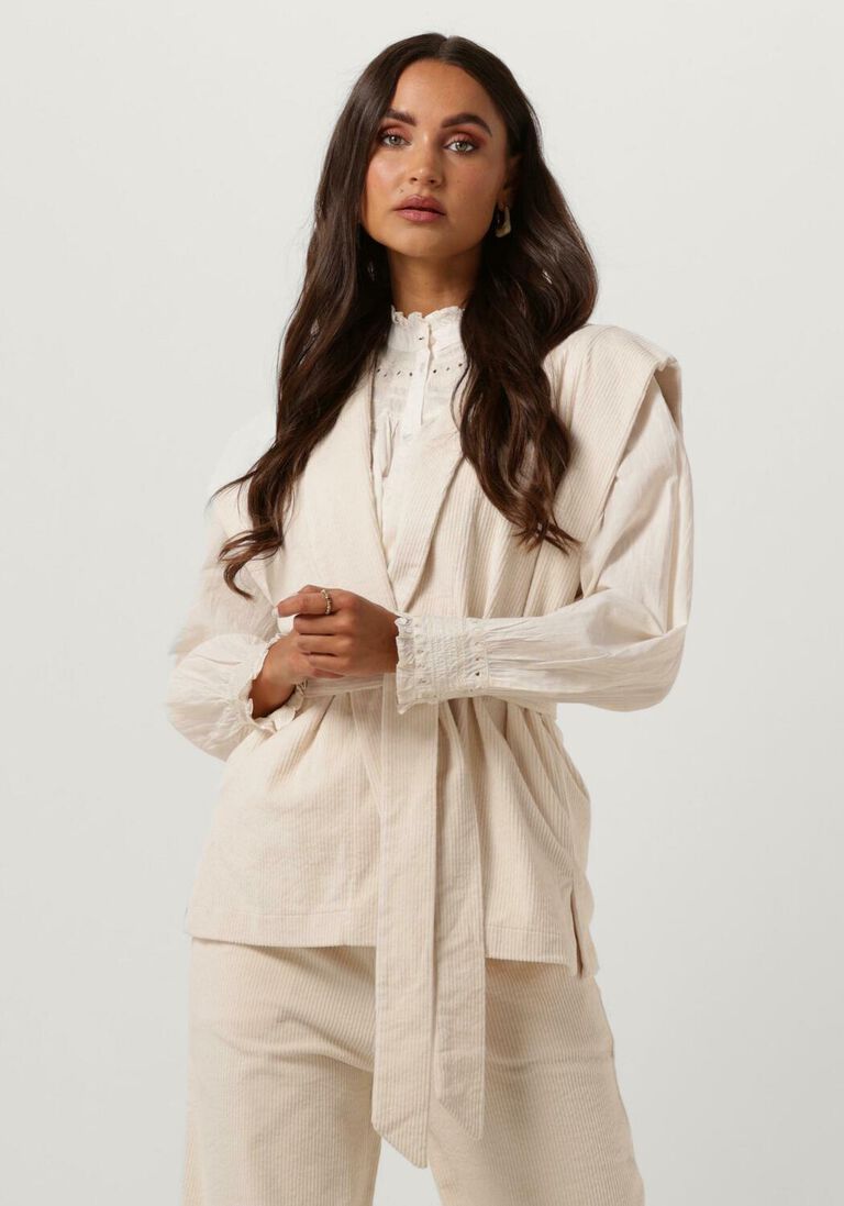 CIRCLE OF TRUST beige circle of trust gilet nori gilet