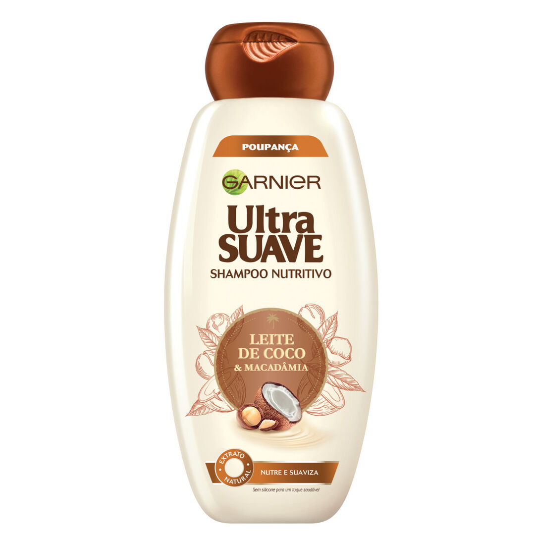 GARNIER  Ultra Suave Champô Nutritivo leite de côco - 600ml