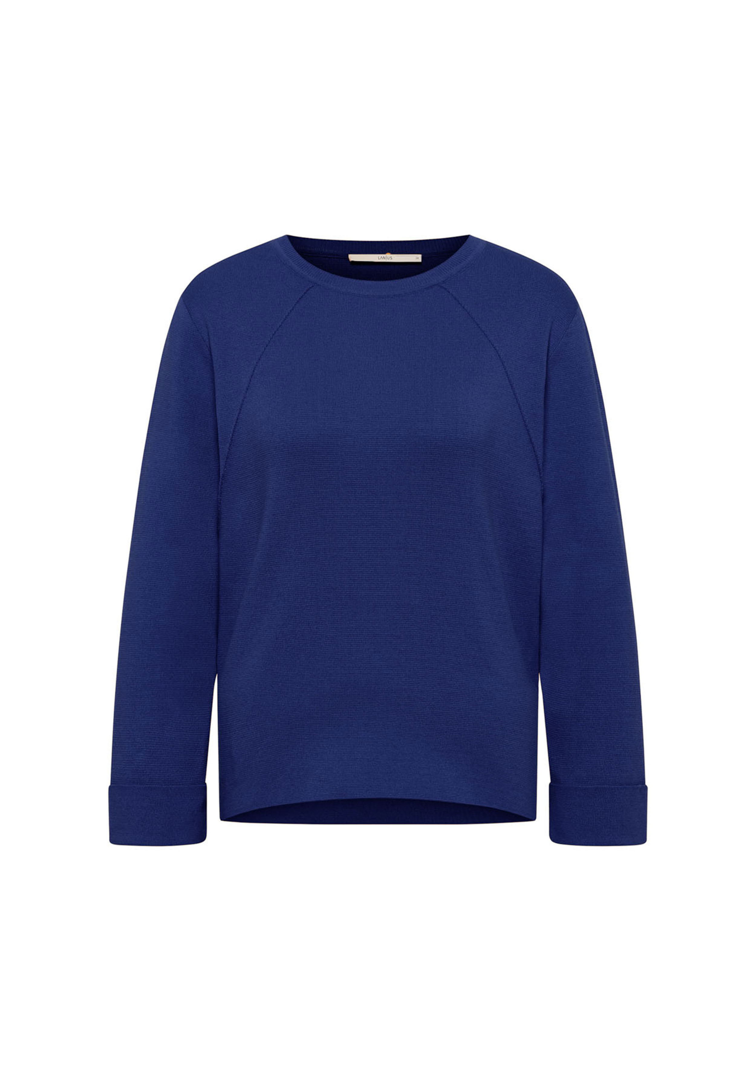Lanius Pullover in Punto Milano Purple Blue