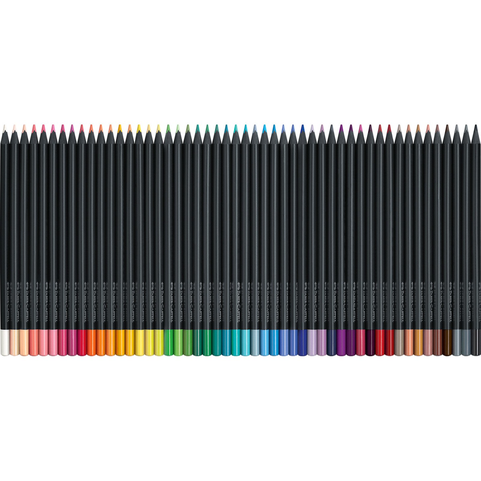 Faber-Castell Farbstifte Black Edition, 50 Stück