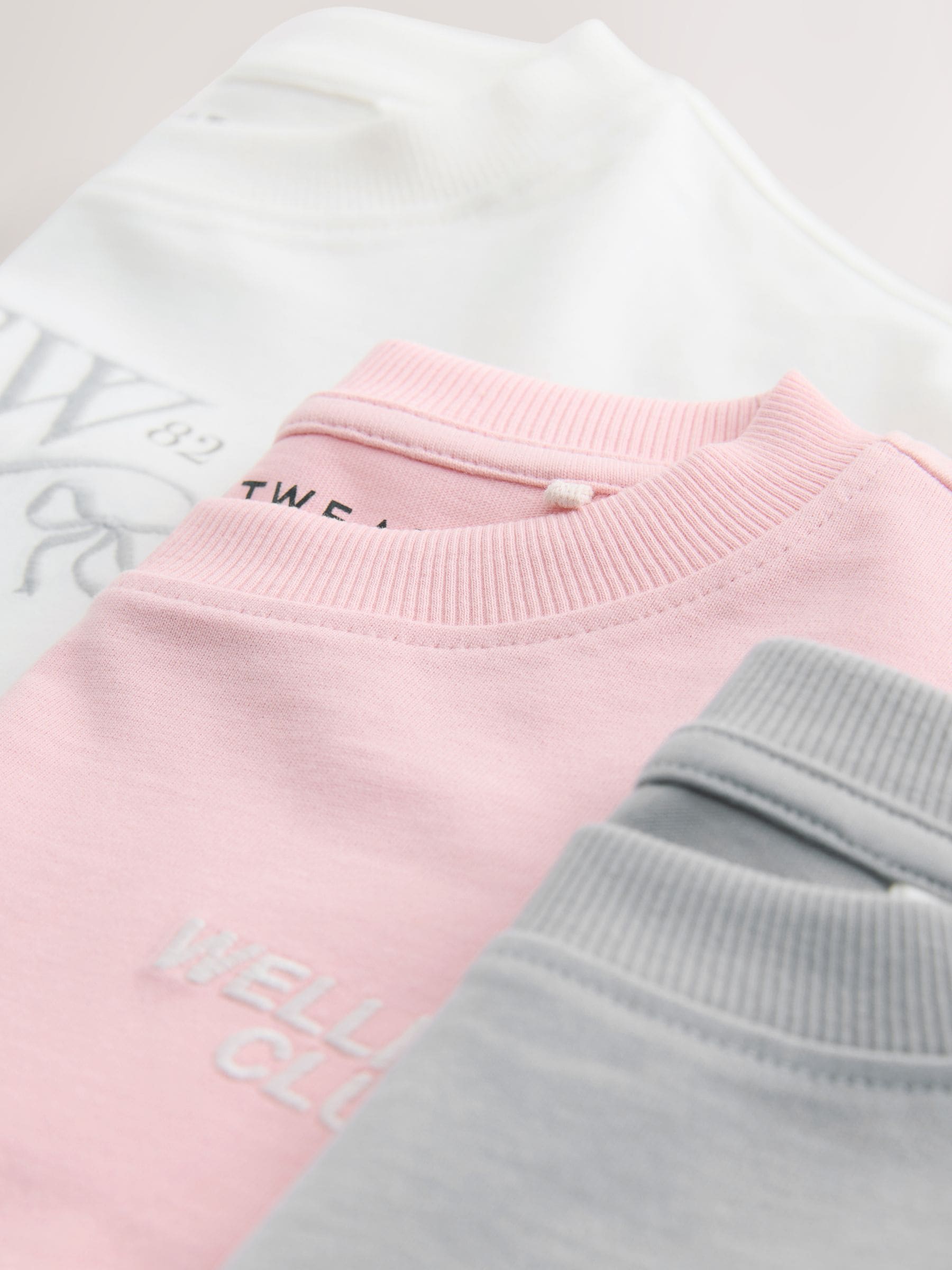 Roze/ecru/grijs - Wide Leg Pyjamas 3 Pack (3-16yrs)