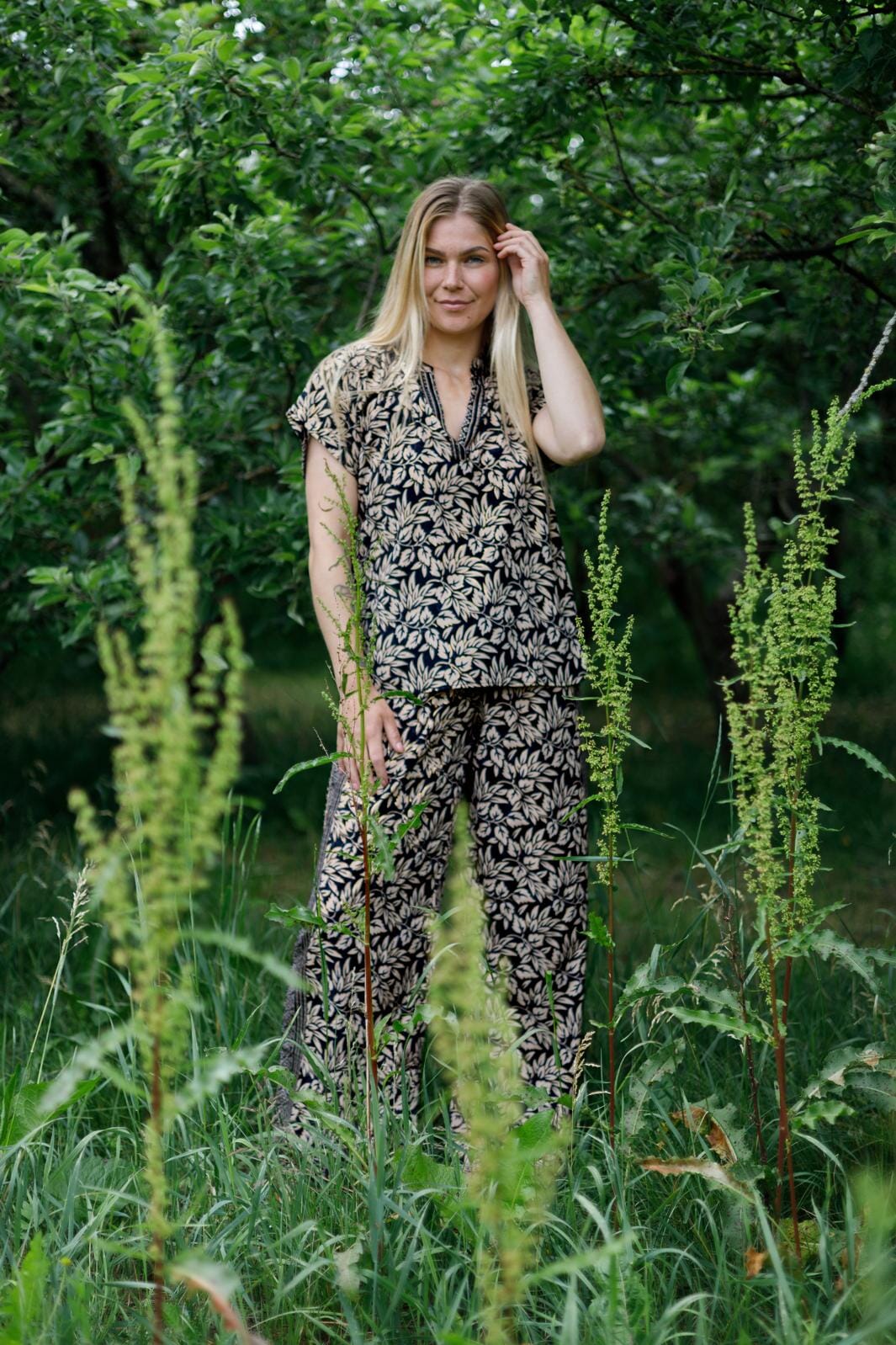 Black Colour Bcluna Straight Pant sahara moon