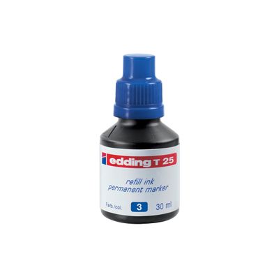 Edding T 25 - Recharge d'encre pour marqueur permanent - Bleu