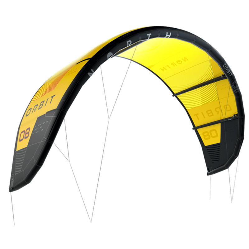 AILE DE KITESURF NORTH ORBIT 2024 SUNSET YELLOW