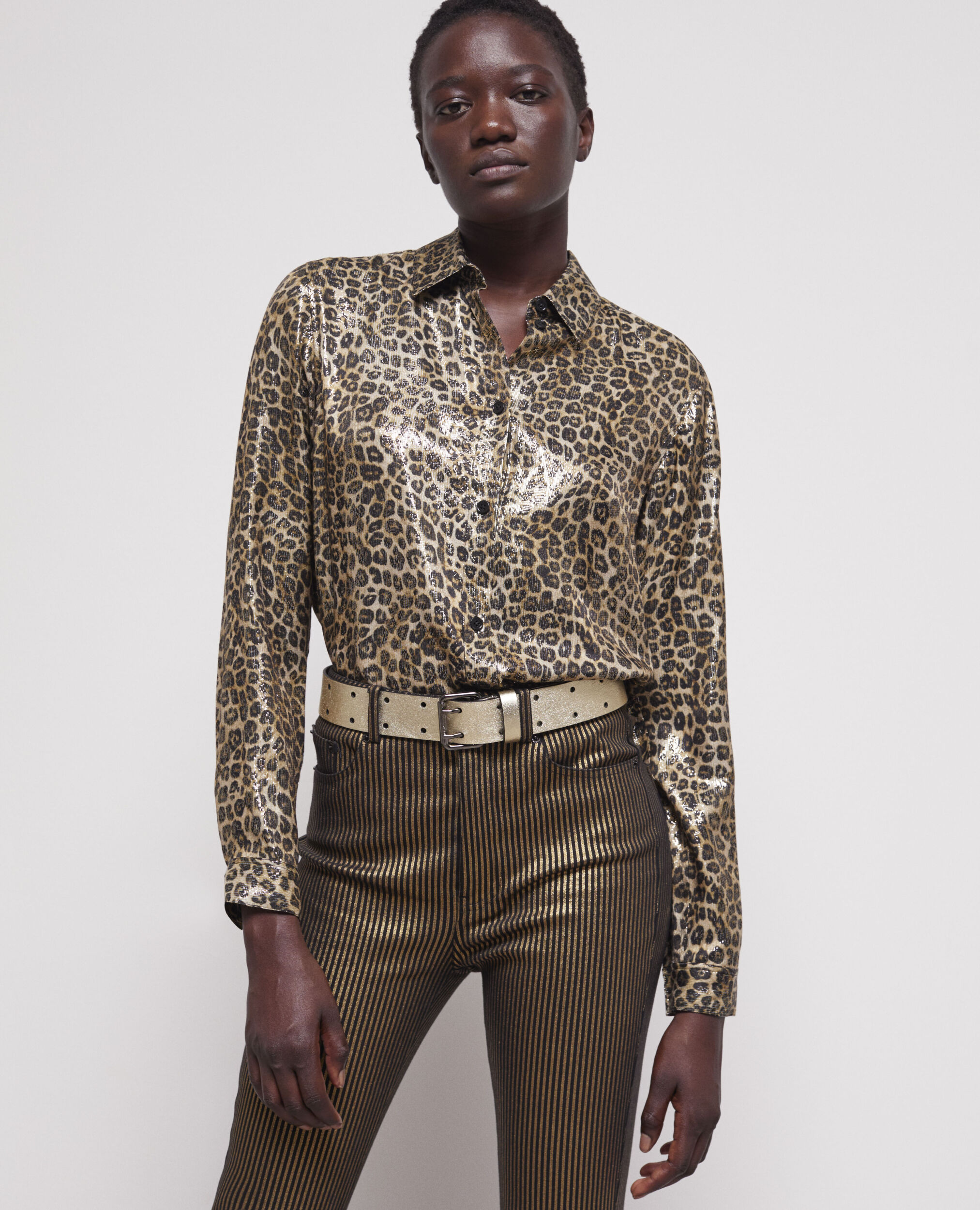 Chemise fluide léopard