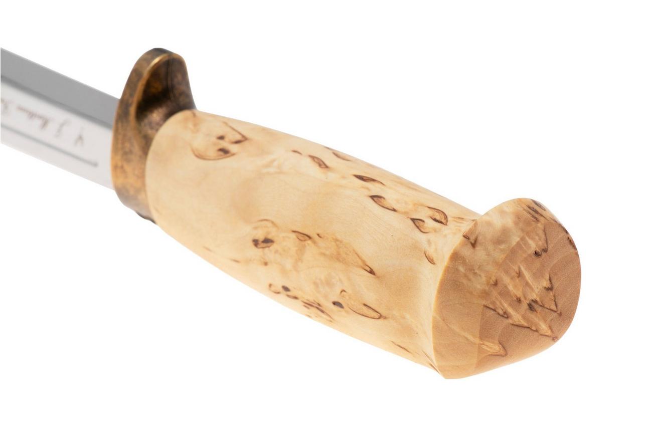 Marttiini Deluxe Classic 167015 Stainless, Curly Birch, bushcraftmes