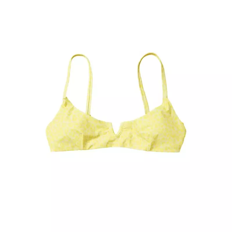 Bikini top MYSTIC Mesmerizing Pastel Yellow
