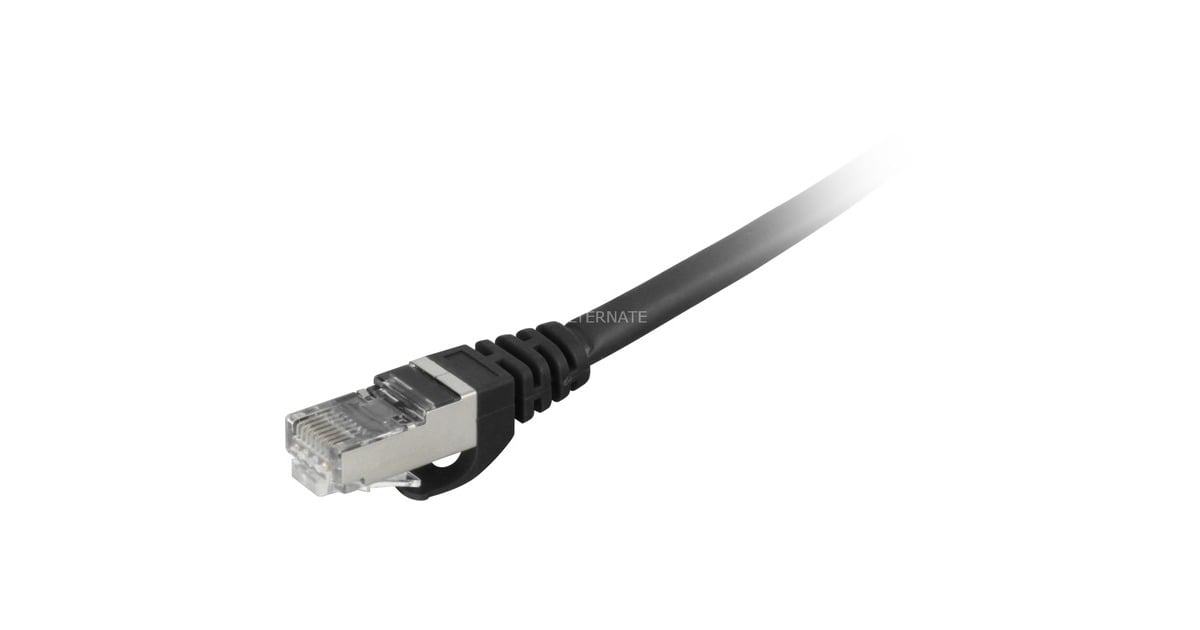 SharkoonPatchkabel SFTP, RJ-45 met Cat.7a  (Zwart, 5 meter, Ruwe kabel)