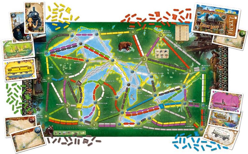 Days of Wonder - Ticket to Ride Rails & Sails - Nederlandstalig Bordspel