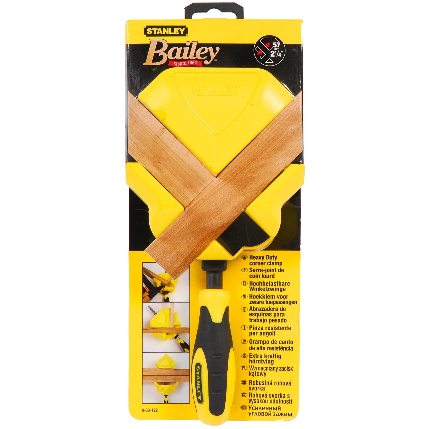 Stanley 0-83-122 Bailey Hoekklem voor zware toepassingen