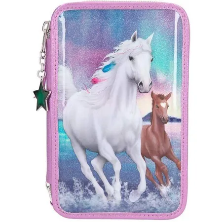 Depesche Miss Melody 3-Fach Federtasche Northern Ligths