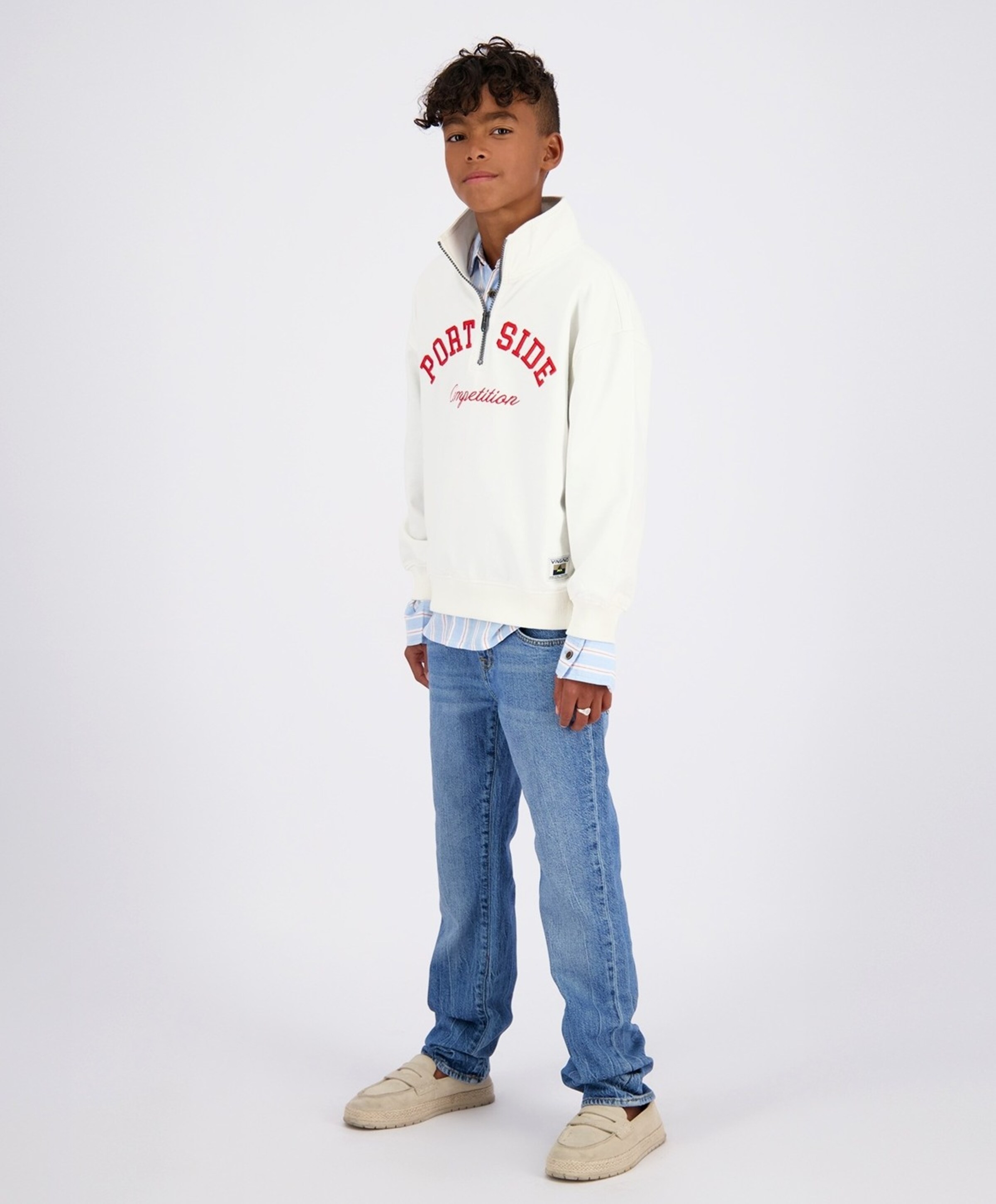 Vingino Jongens sweater wit