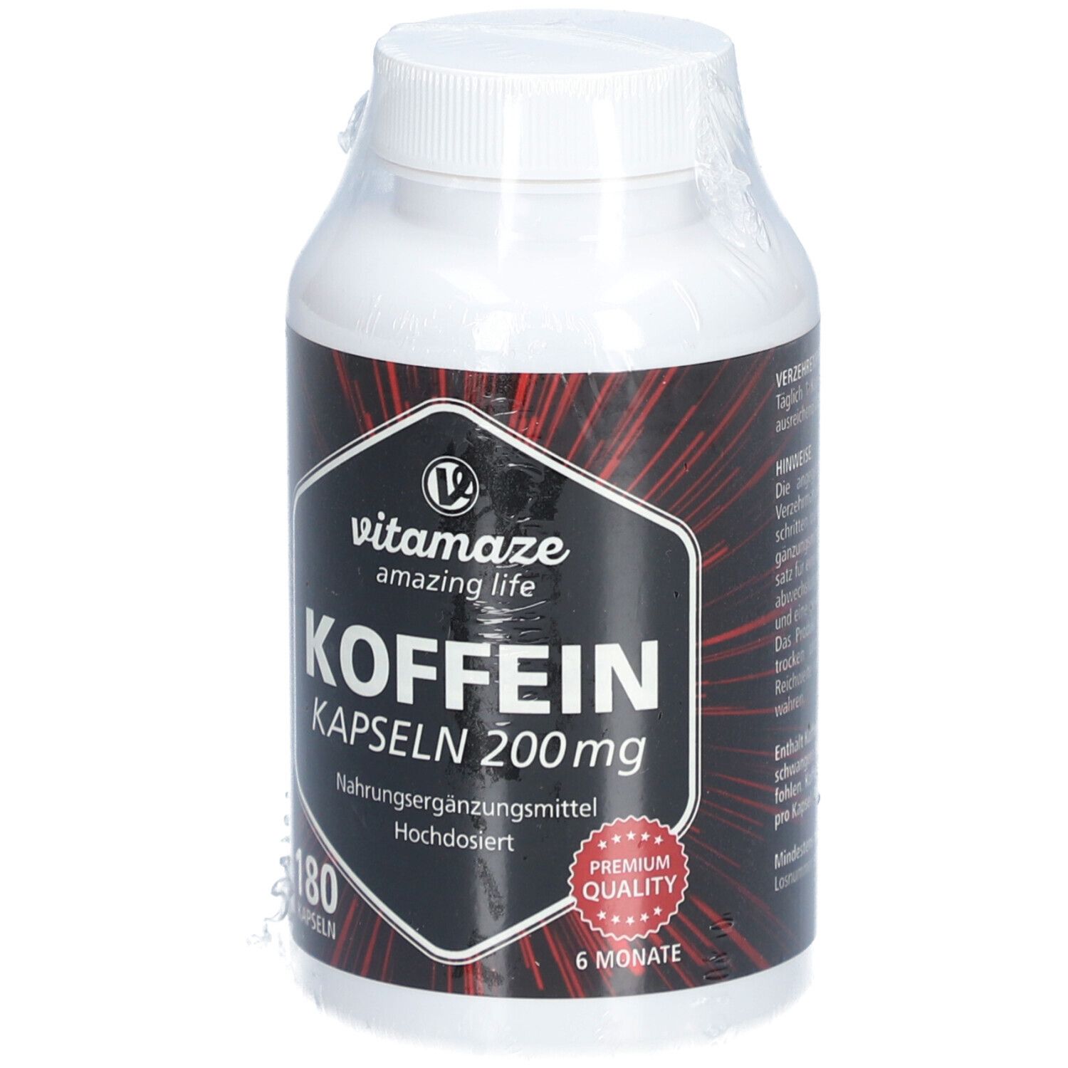 Koffein 200 mg hochdosiert