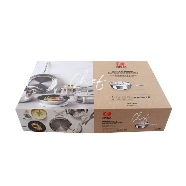 Sauteuse en inox Chef 24 cm Beka
