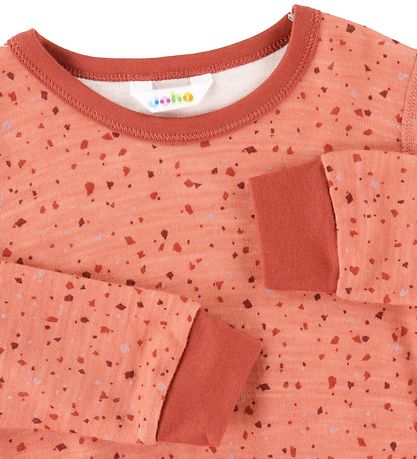 Joha Bluse - Wolle/Bambus - Orange