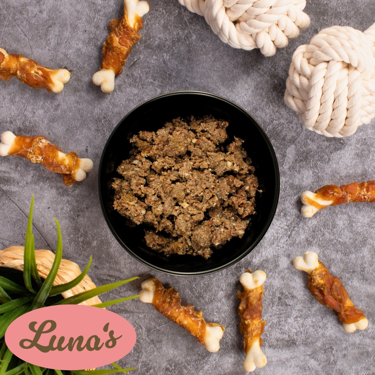 Lyra Pet Lecker.Pet Gino's, Josie's & Luna's Saftige Fleischmahlzeit Hunde Nassfutter Mix Vollnahrung