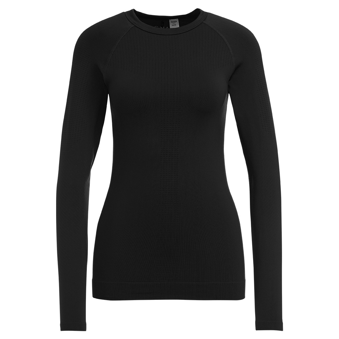 Gina Sports Damen Sport-Langarmshirt in Seamless-Qualität schwarz