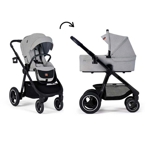 Poussette Everyday 2en1 Grise - KINDERKRAFT